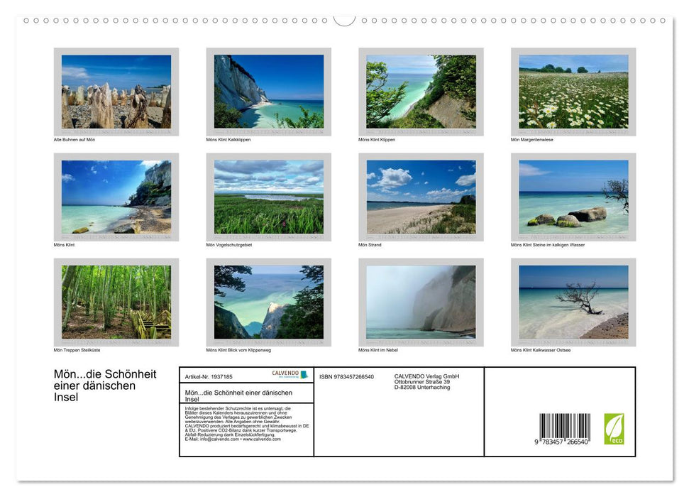 Mön...die Schönheit einer dänischen Insel (CALVENDO Premium Wandkalender 2026)