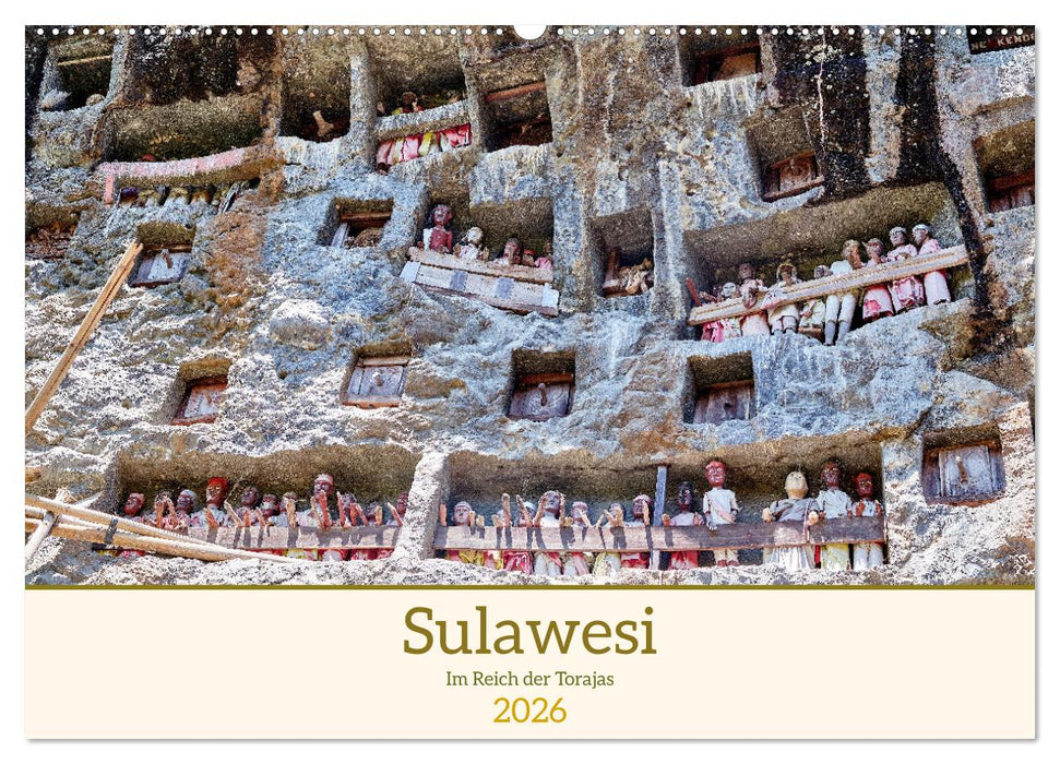 Sulawesi Im Reich der Torajas (CALVENDO Wandkalender 2026)