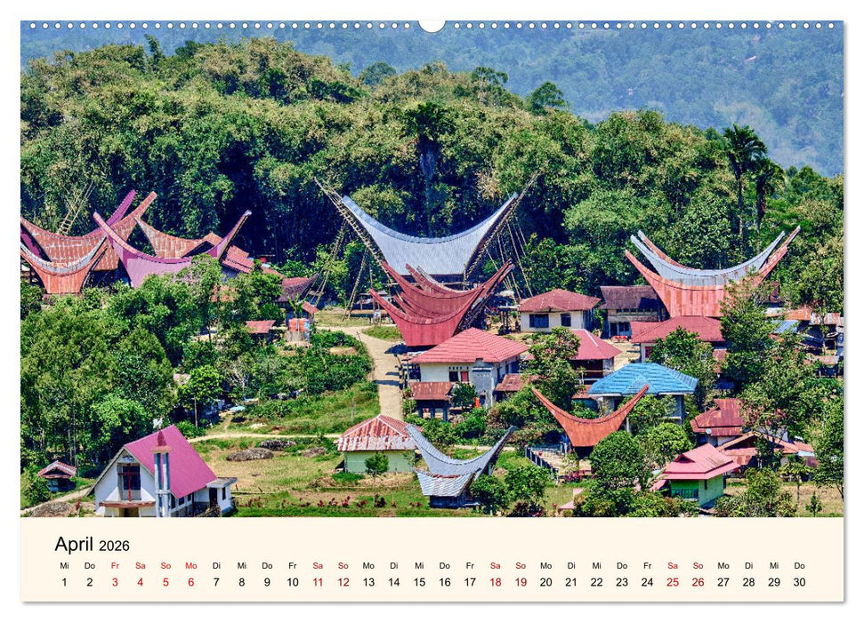 Sulawesi Im Reich der Torajas (CALVENDO Premium Wandkalender 2026)