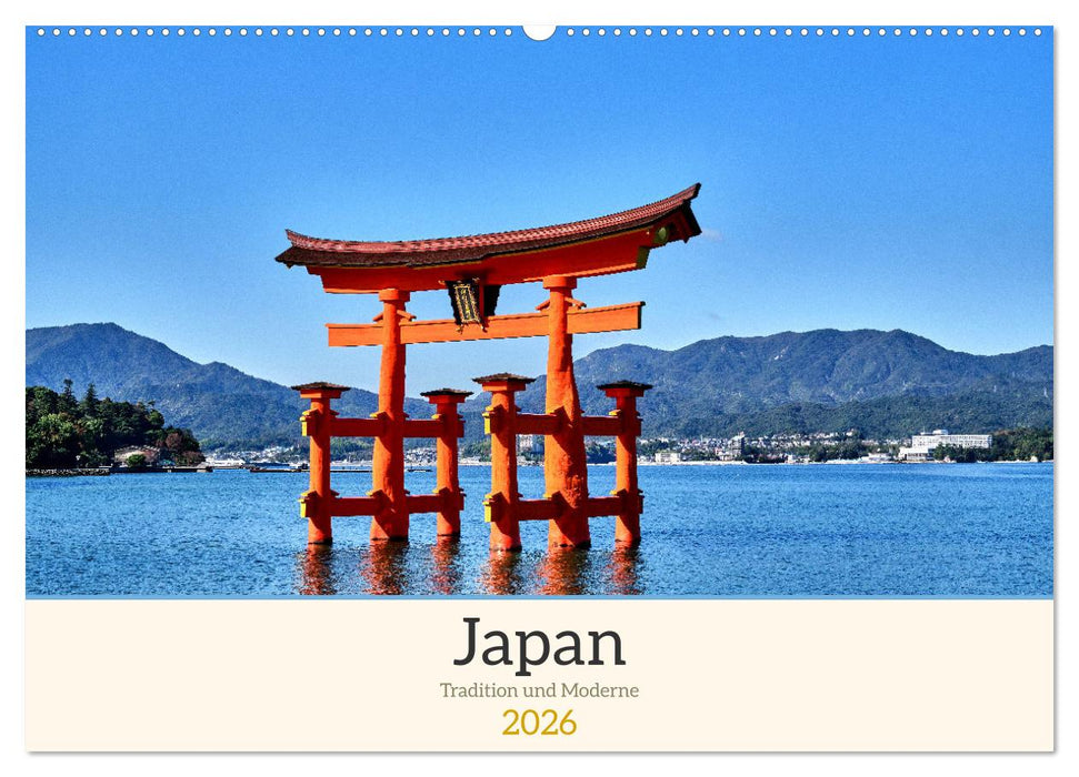 Japan - Traditon und Moderne (CALVENDO Wandkalender 2026)