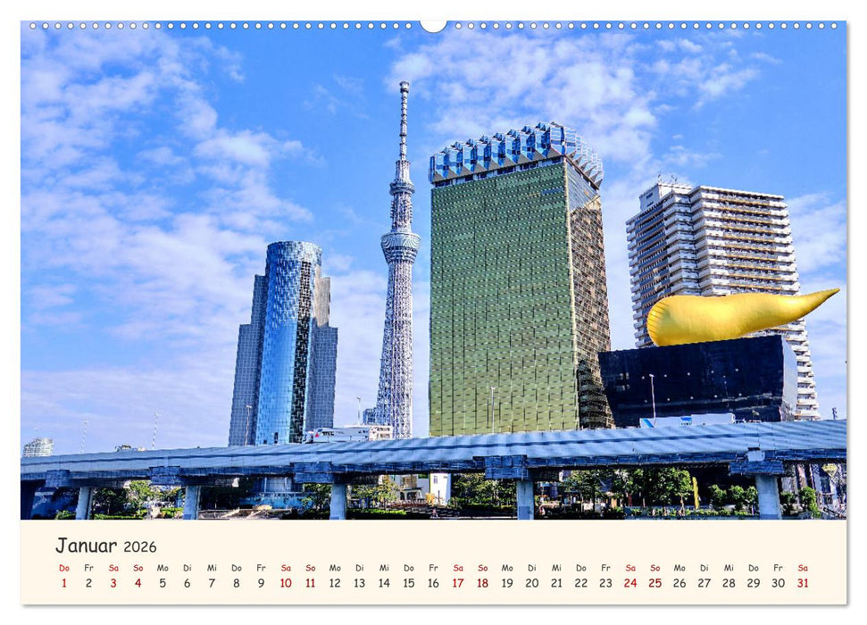 Japan - Traditon und Moderne (CALVENDO Wandkalender 2026)
