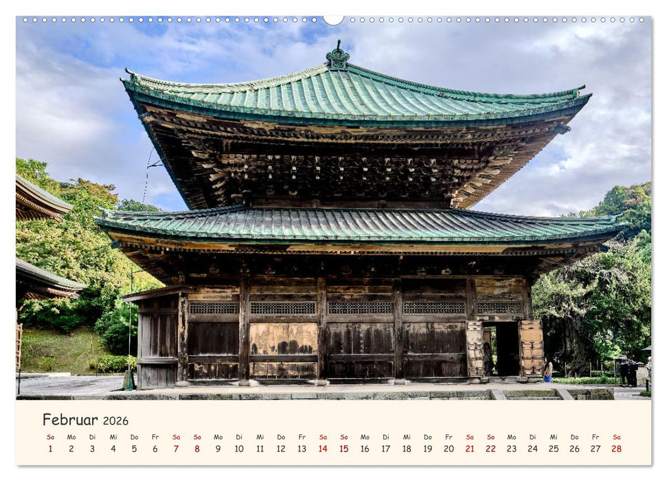 Japan - Traditon und Moderne (CALVENDO Premium Wandkalender 2026)