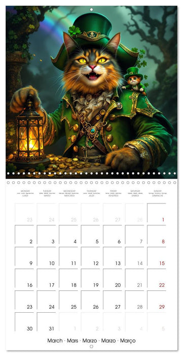 Pirate Cats (CALVENDO Monthly Calendar 2026)