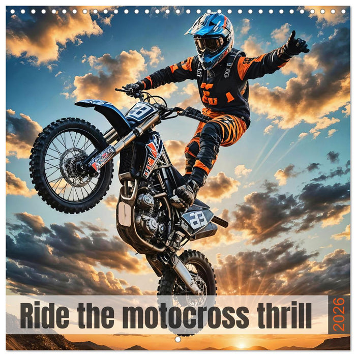 Ride the motocross thrill (CALVENDO Monthly Calendar 2026)