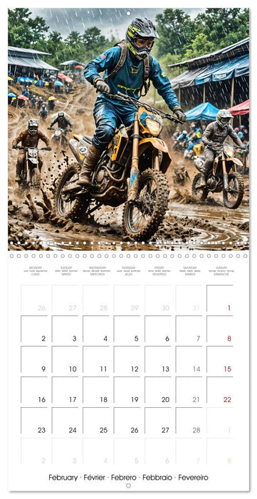 Ride the motocross thrill (CALVENDO Monthly Calendar 2026)
