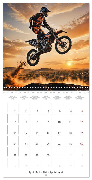 Ride the motocross thrill (CALVENDO Monthly Calendar 2026)
