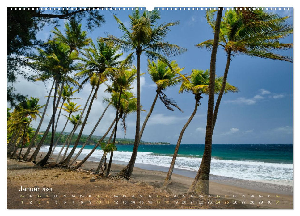 Guadeloupe - Karibische Traumstrände (CALVENDO Premium Wandkalender 2026)