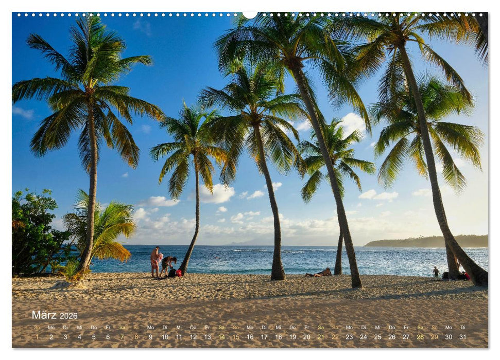 Guadeloupe - Karibische Traumstrände (CALVENDO Premium Wandkalender 2026)