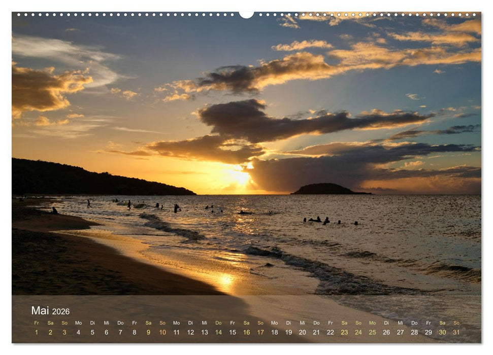 Guadeloupe - Karibische Traumstrände (CALVENDO Premium Wandkalender 2026)