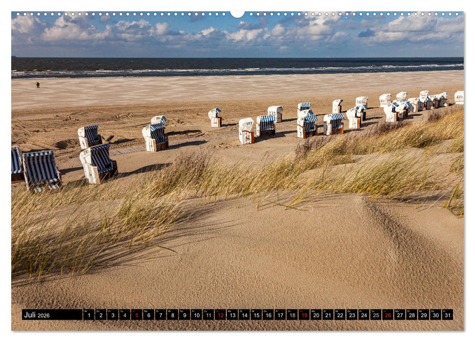 Insel Spiekeroog (CALVENDO Premium Wandkalender 2026)