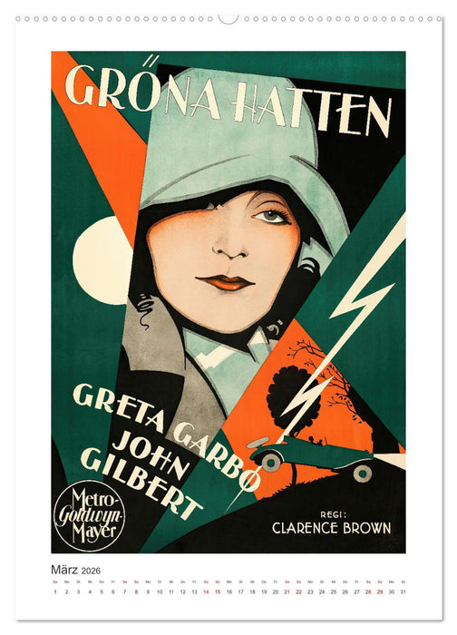 Eric Rohman - Filmgeschichte in Plakaten (CALVENDO Wandkalender 2026)