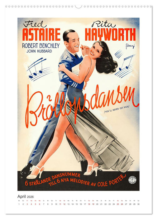 Eric Rohman - Filmgeschichte in Plakaten (CALVENDO Wandkalender 2026)