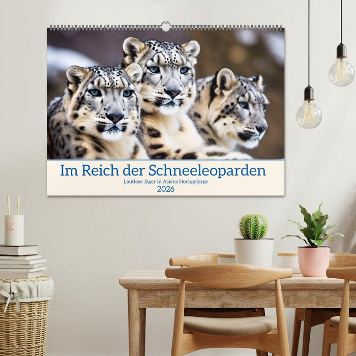 Im Reich der Schneeleoparden (CALVENDO Wandkalender 2026)
