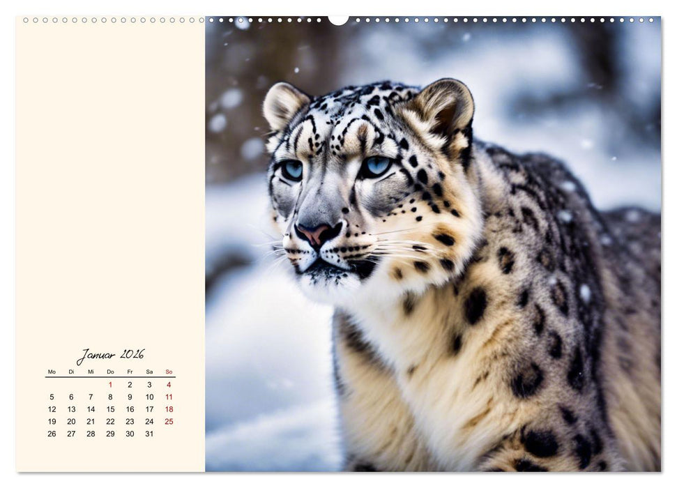 Im Reich der Schneeleoparden (CALVENDO Wandkalender 2026)
