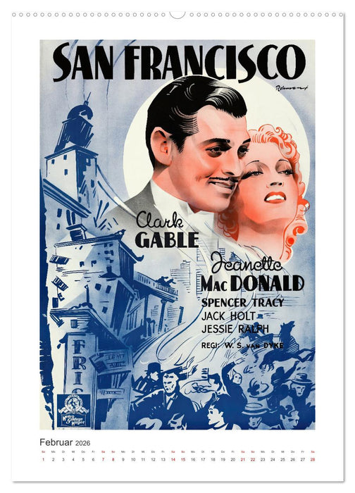 Eric Rohman - Filmgeschichte in Plakaten (CALVENDO Premium Wandkalender 2026)