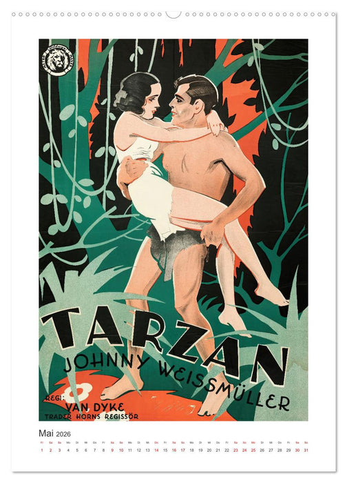 Eric Rohman - Filmgeschichte in Plakaten (CALVENDO Premium Wandkalender 2026)