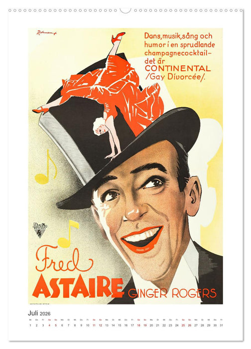 Eric Rohman - Filmgeschichte in Plakaten (CALVENDO Premium Wandkalender 2026)