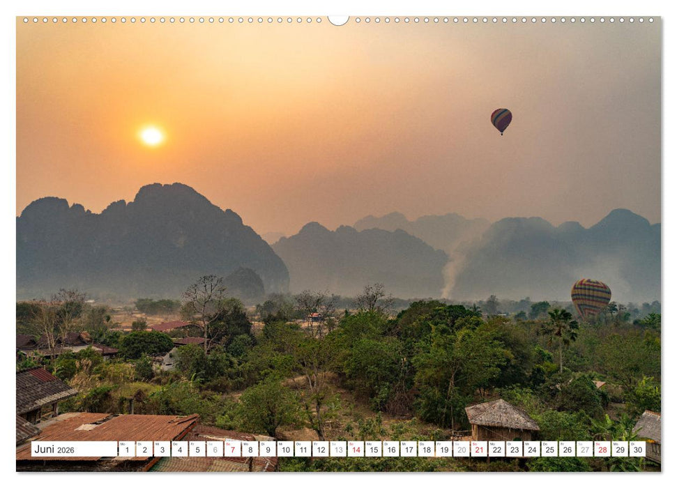 Südostasien - Laos (CALVENDO Wandkalender 2026)