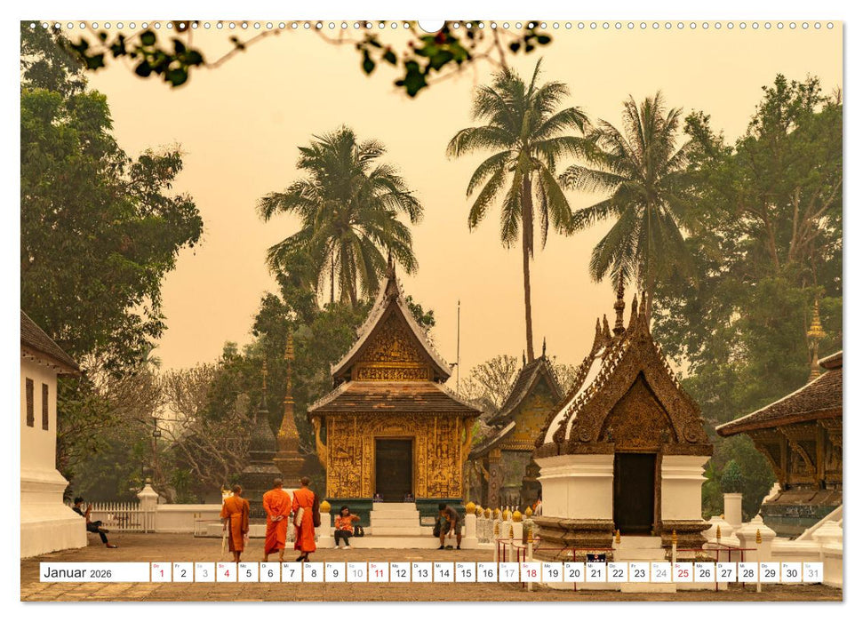 Südostasien - Laos (CALVENDO Premium Wandkalender 2026)