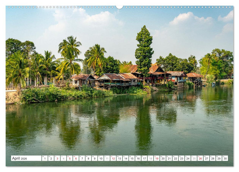 Südostasien - Laos (CALVENDO Premium Wandkalender 2026)