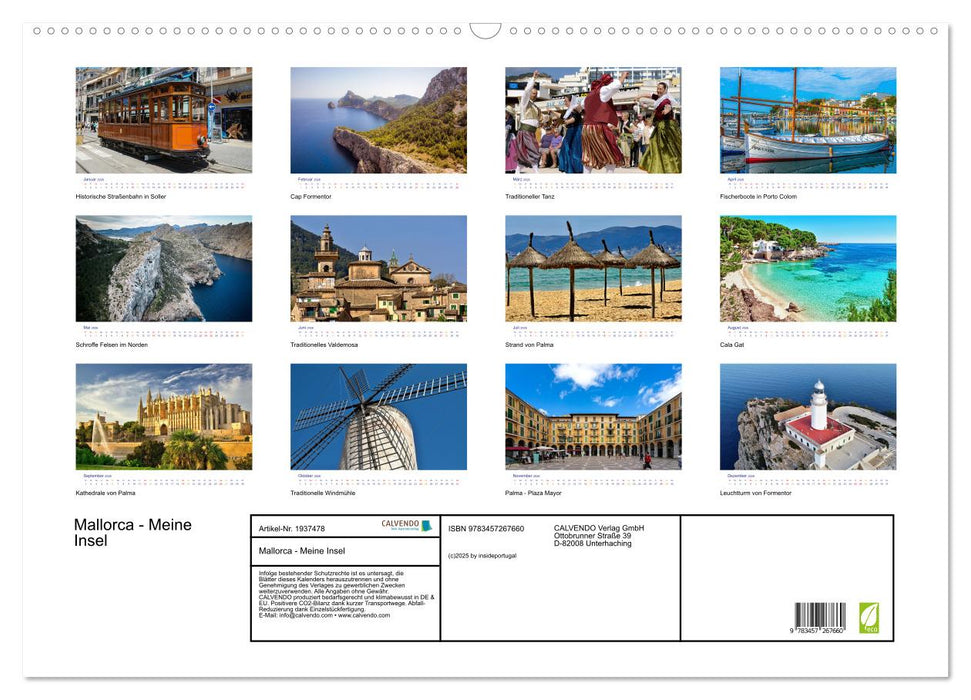 Mallorca - Meine Insel (CALVENDO Wandkalender 2026)