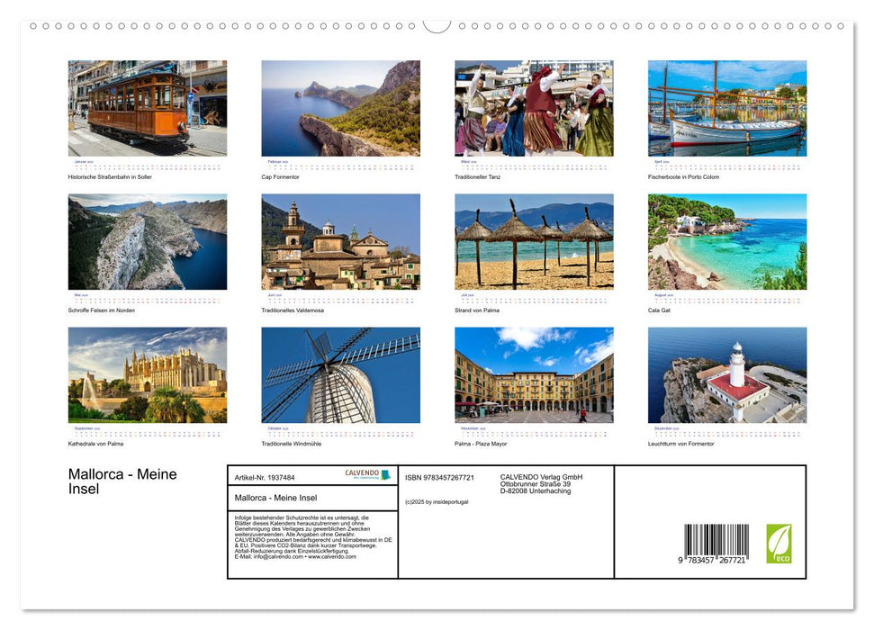 Mallorca - Meine Insel (CALVENDO Premium Wandkalender 2026)