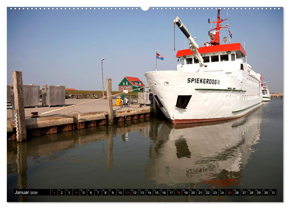 Insel Spiekeroog (CALVENDO Wandkalender 2026)