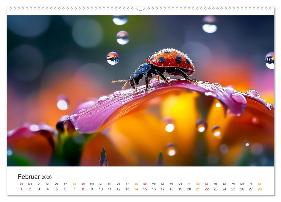 Zauber der Tropfen (CALVENDO Premium Wandkalender 2026)