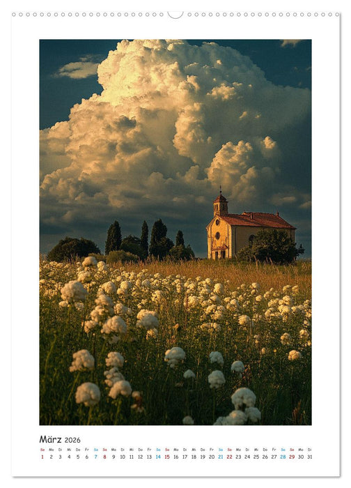Unter der Sonne der Toskana (CALVENDO Premium Wandkalender 2026)