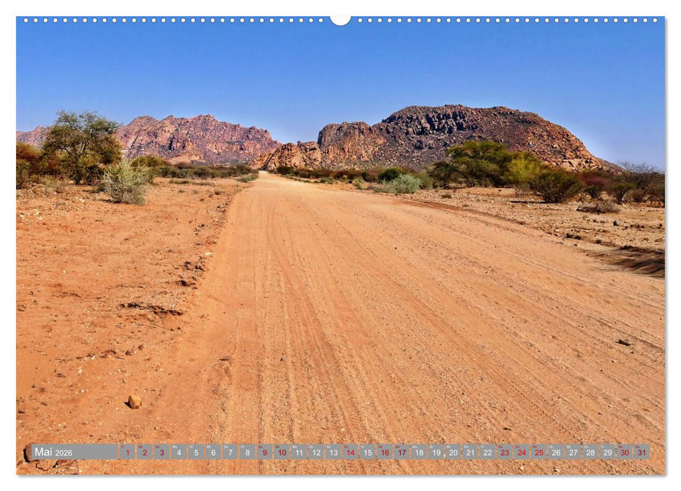 Namibia - Von Nord nach Süd (CALVENDO Wandkalender 2026)