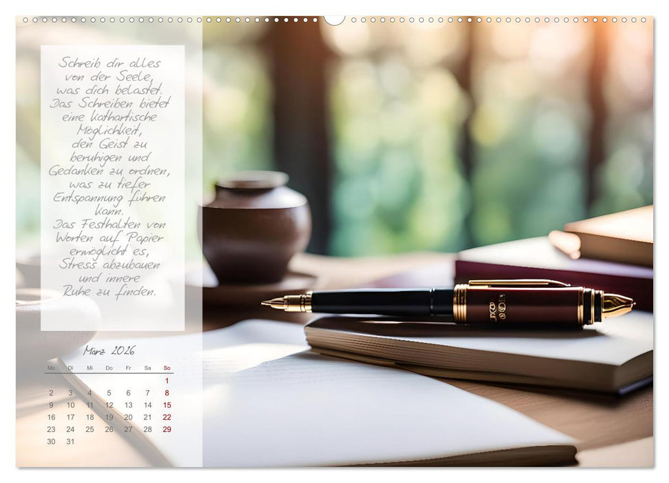 Wellnesstage zuhause - 12 anregende KI Ideen für deine persönlichen Spa Tage (CALVENDO Premium Wandkalender 2026)