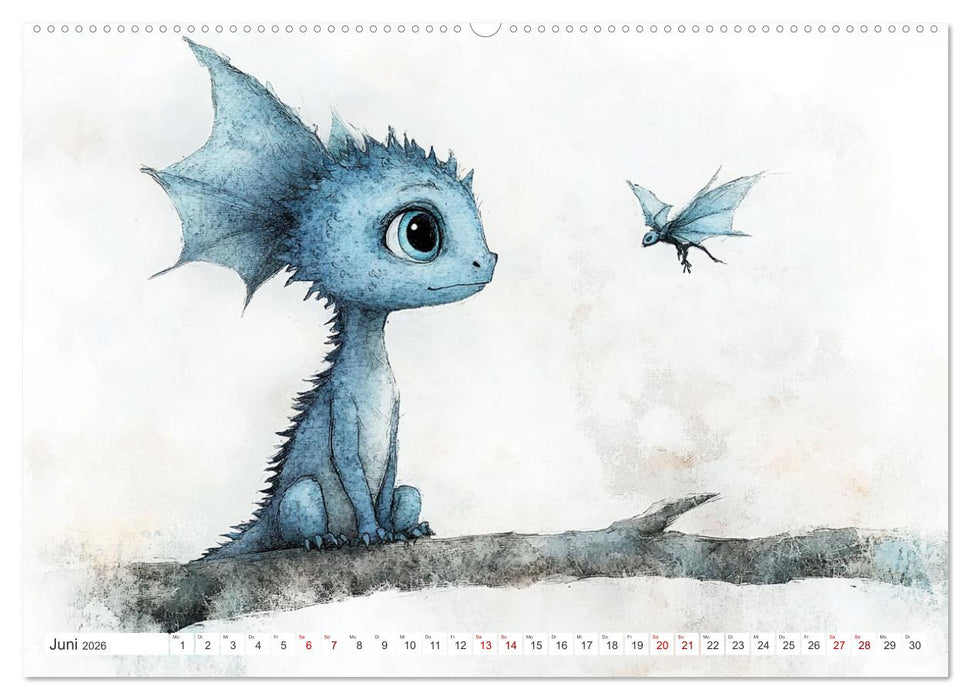 Dinozauber – Wenn Urzeitbewohner zu Freunden werden (CALVENDO Premium Wandkalender 2026)