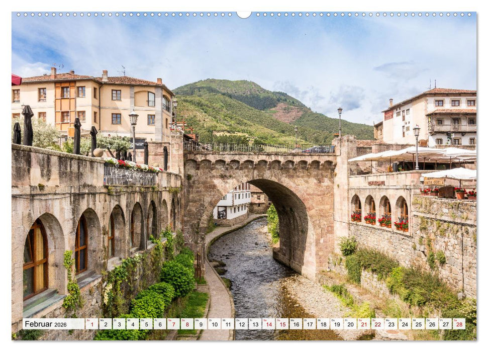 Nordspanien - wo Natur und Kultur verschmelzen (CALVENDO Wandkalender 2026)