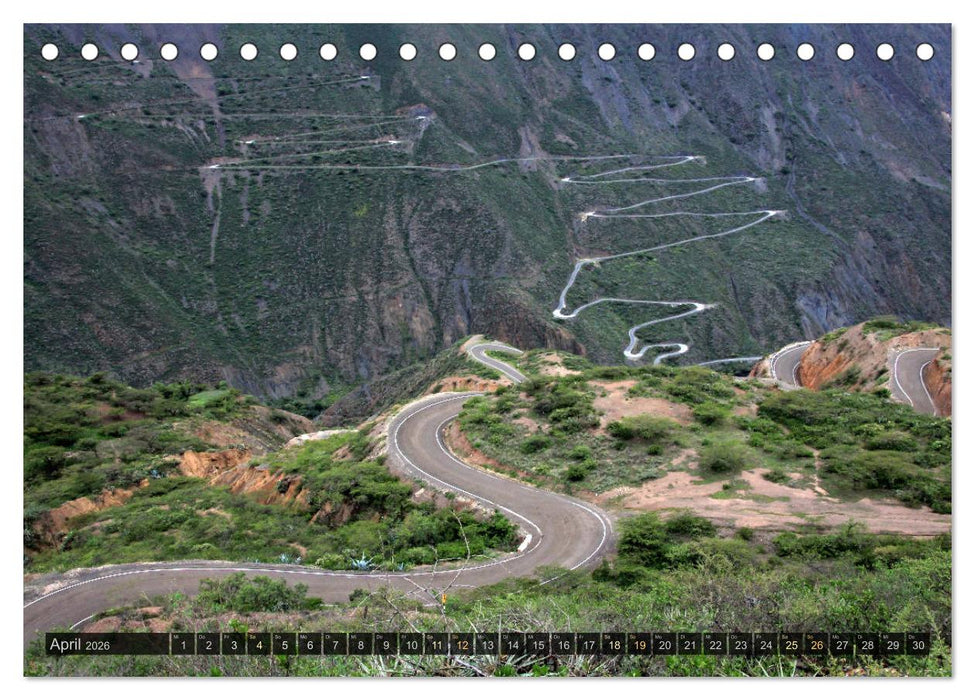 Südamerika - viaje.ch (CALVENDO Wandkalender 2026)