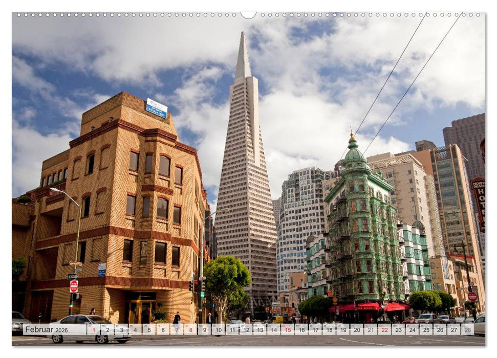 Kalifornien - USA - San Francisco (CALVENDO Wandkalender 2026)