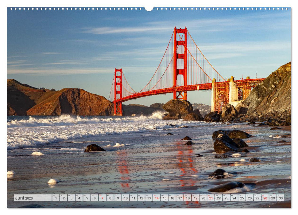 Kalifornien - USA - San Francisco (CALVENDO Wandkalender 2026)