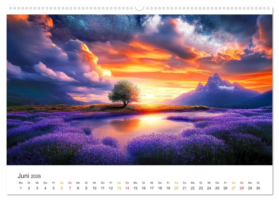 Die Schönheit der Sonne (CALVENDO Wandkalender 2026)