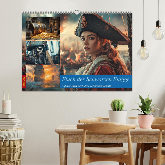 Fluch der Schwarzen Flagge (CALVENDO Wandkalender 2026)