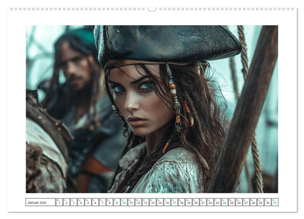 Fluch der Schwarzen Flagge (CALVENDO Wandkalender 2026)