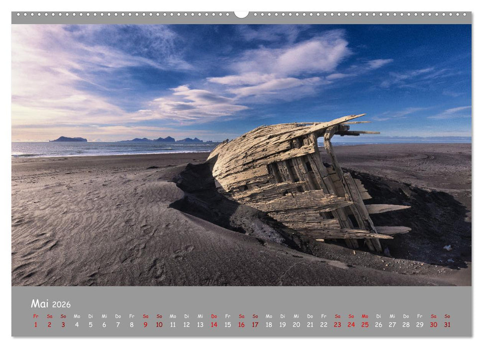Wracks der Vergangenheit – Gestrandete Zeugen der Zeit (CALVENDO Wandkalender 2026)