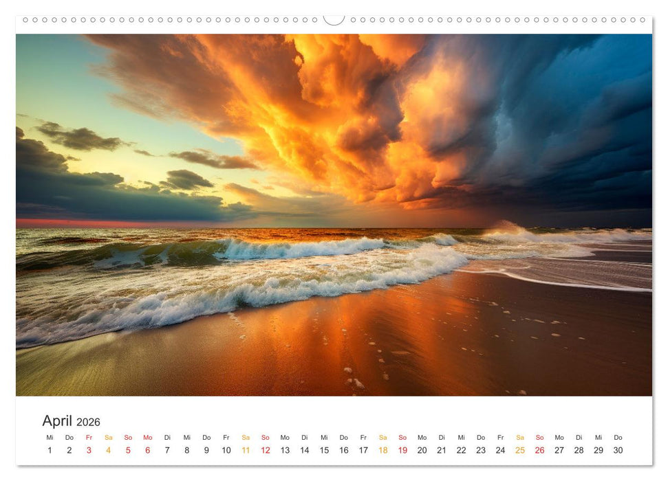 Die Schönheit der Sonne (CALVENDO Premium Wandkalender 2026)