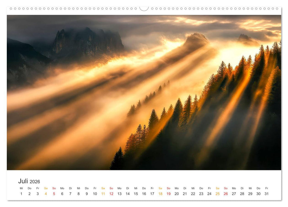 Die Schönheit der Sonne (CALVENDO Premium Wandkalender 2026)