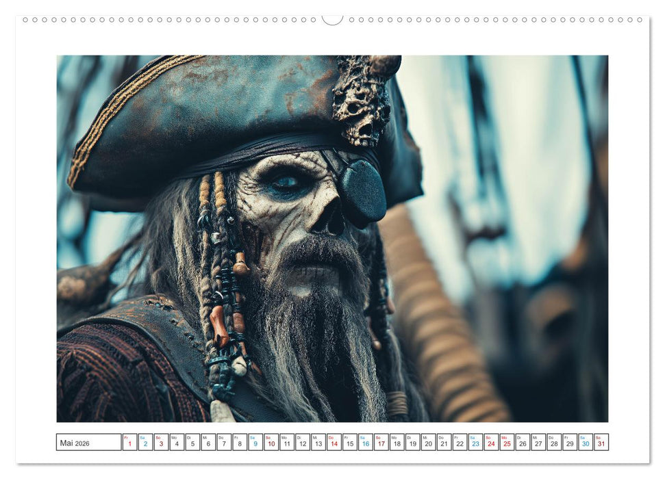 Fluch der Schwarzen Flagge (CALVENDO Premium Wandkalender 2026)