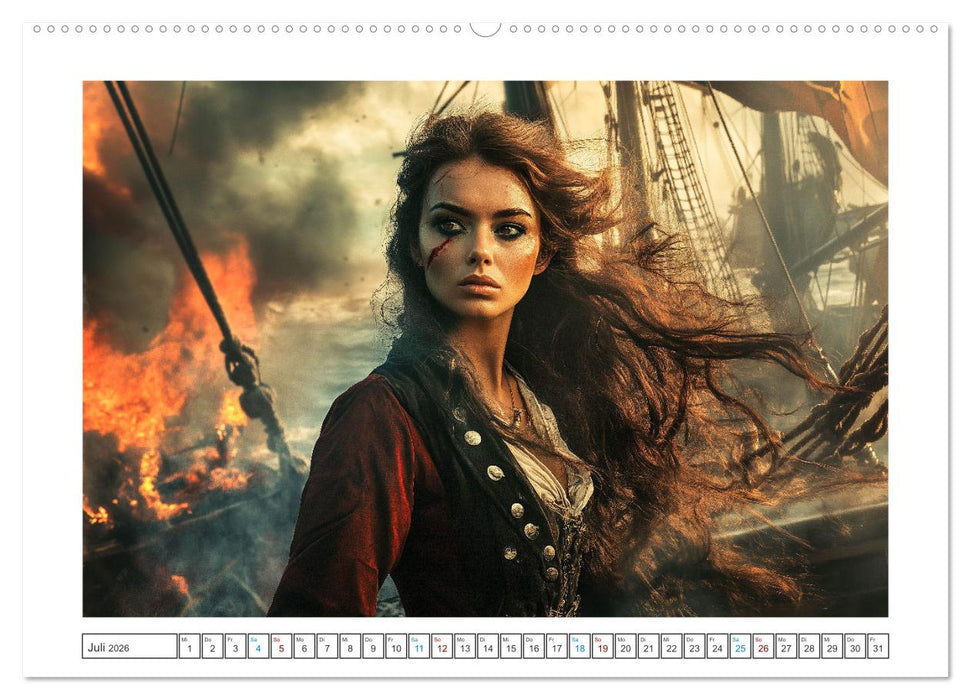 Fluch der Schwarzen Flagge (CALVENDO Premium Wandkalender 2026)