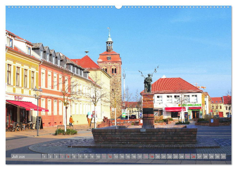 Brandenburg - Luckenwalde - Ein Stadtspaziergang (CALVENDO Premium Wandkalender 2026)