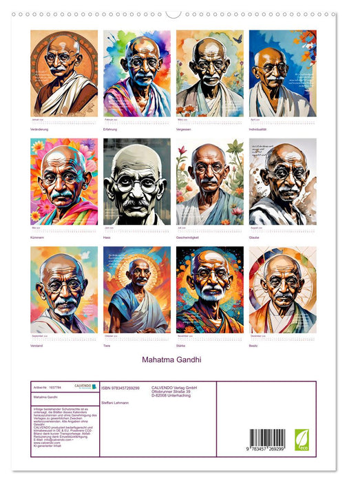 Mahatma Gandhi (CALVENDO Premium Wandkalender 2026)