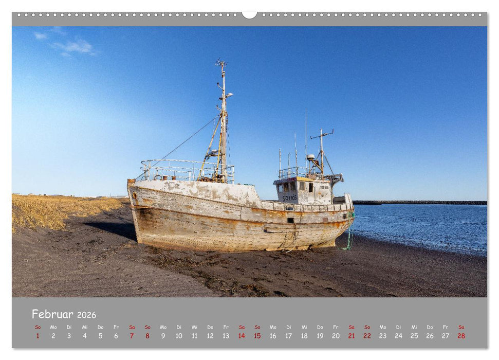 Wracks der Vergangenheit – Gestrandete Zeugen der Zeit (CALVENDO Premium Wandkalender 2026)