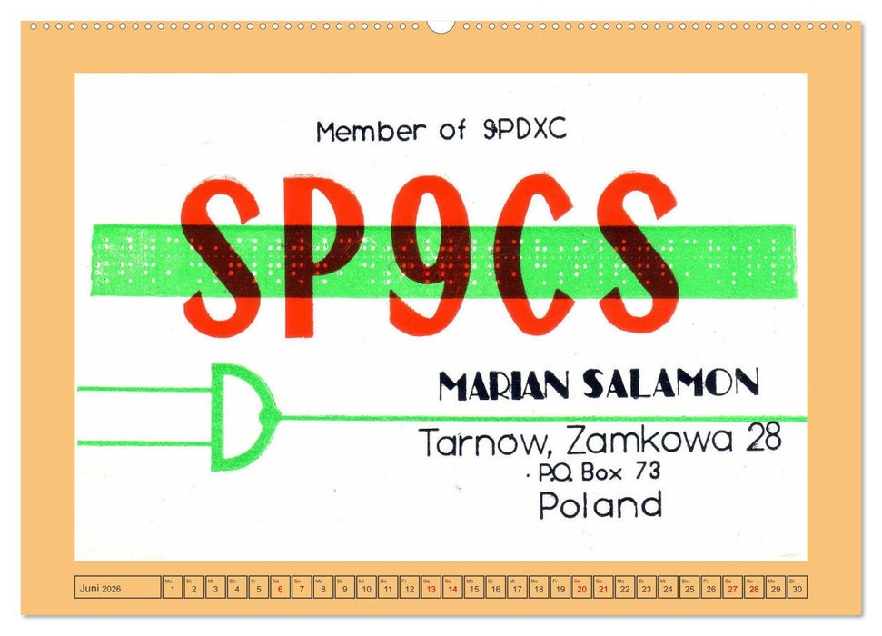 Amateurfunk in Polen (CALVENDO Wandkalender 2026)