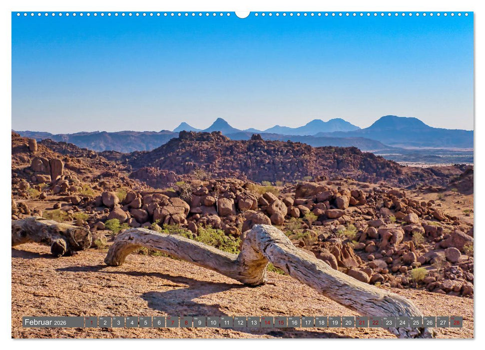 Namibia – Faszination Damaraland und Spitzkoppe (CALVENDO Premium Wandkalender 2026)