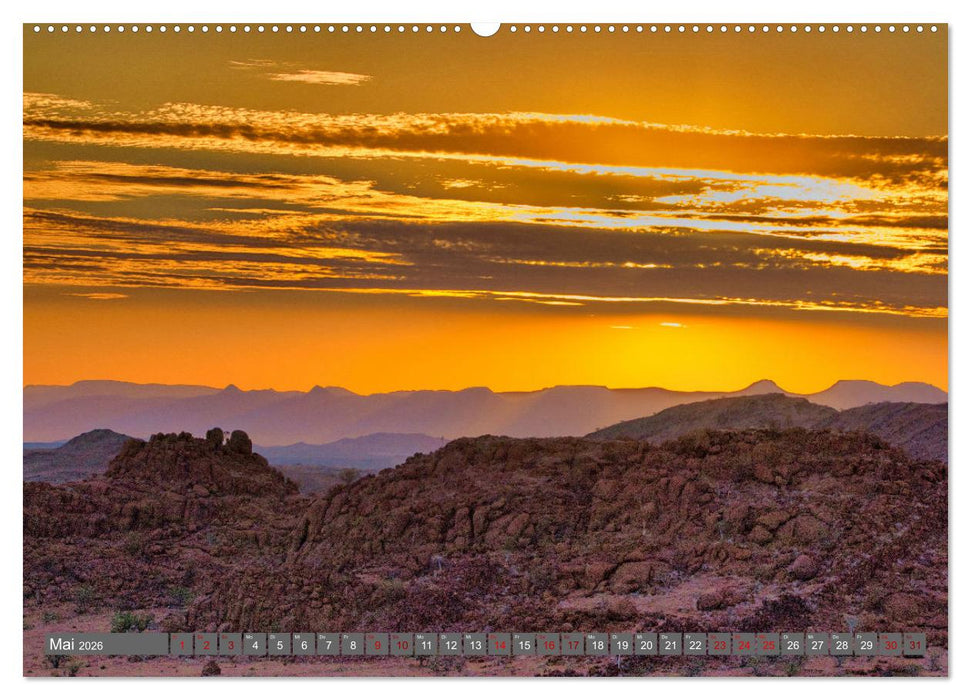 Namibia – Faszination Damaraland und Spitzkoppe (CALVENDO Premium Wandkalender 2026)